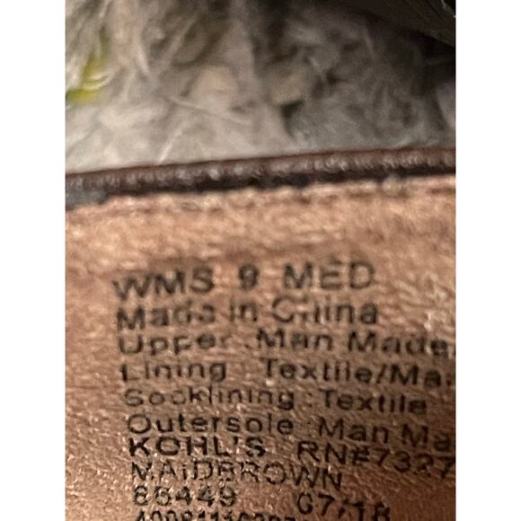 Croft & Barrow Ortholite Women's Brown Ankle Slip On Size 9 - Picture 9 of 11